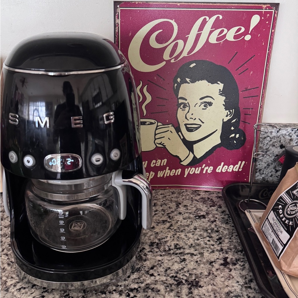 SMEG Black Coffee Maker